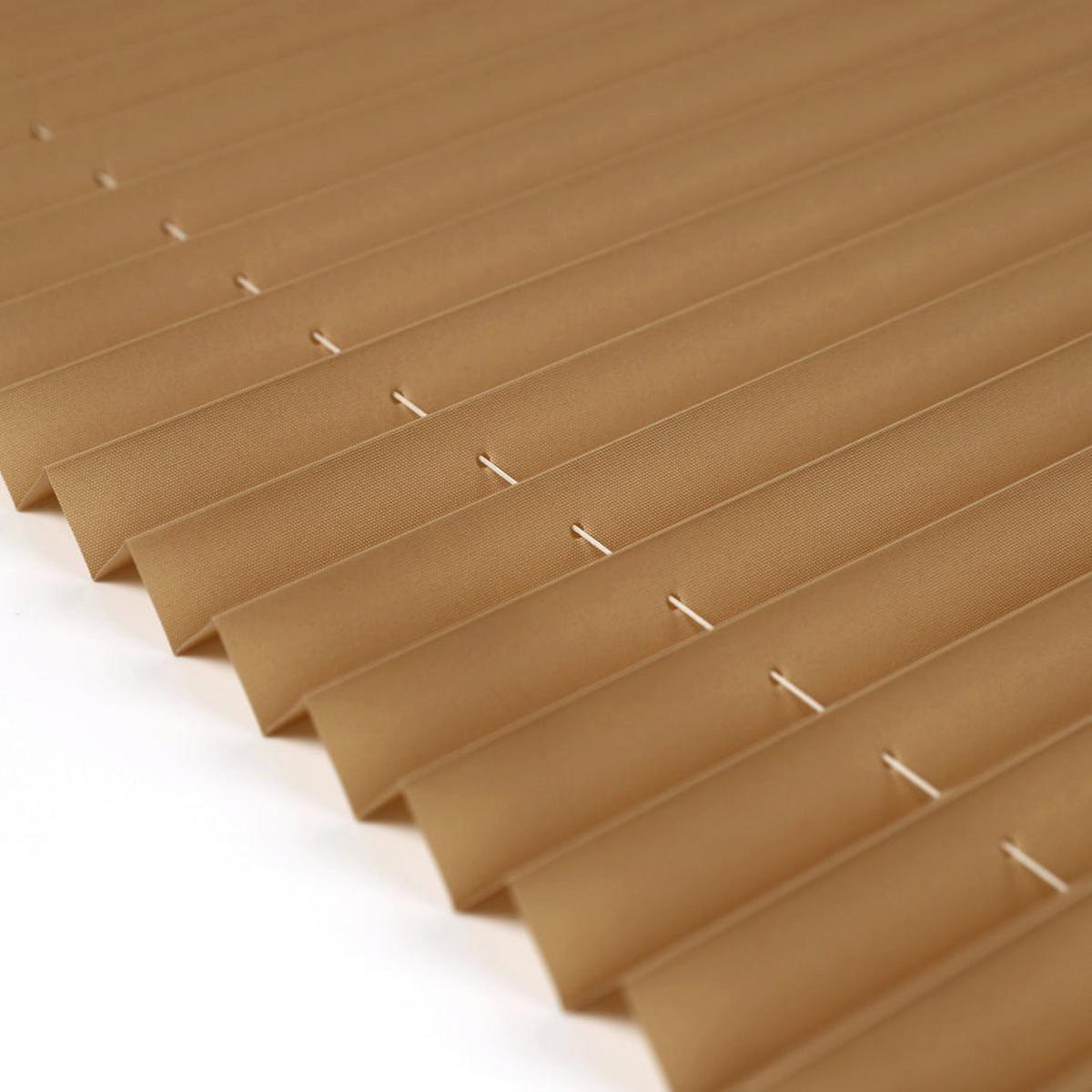 PLISSEE Basic 95 x 150cm Klemmfix ohne Bohren - Cappuccino, Textil (95/150cm) - Deco-Raum