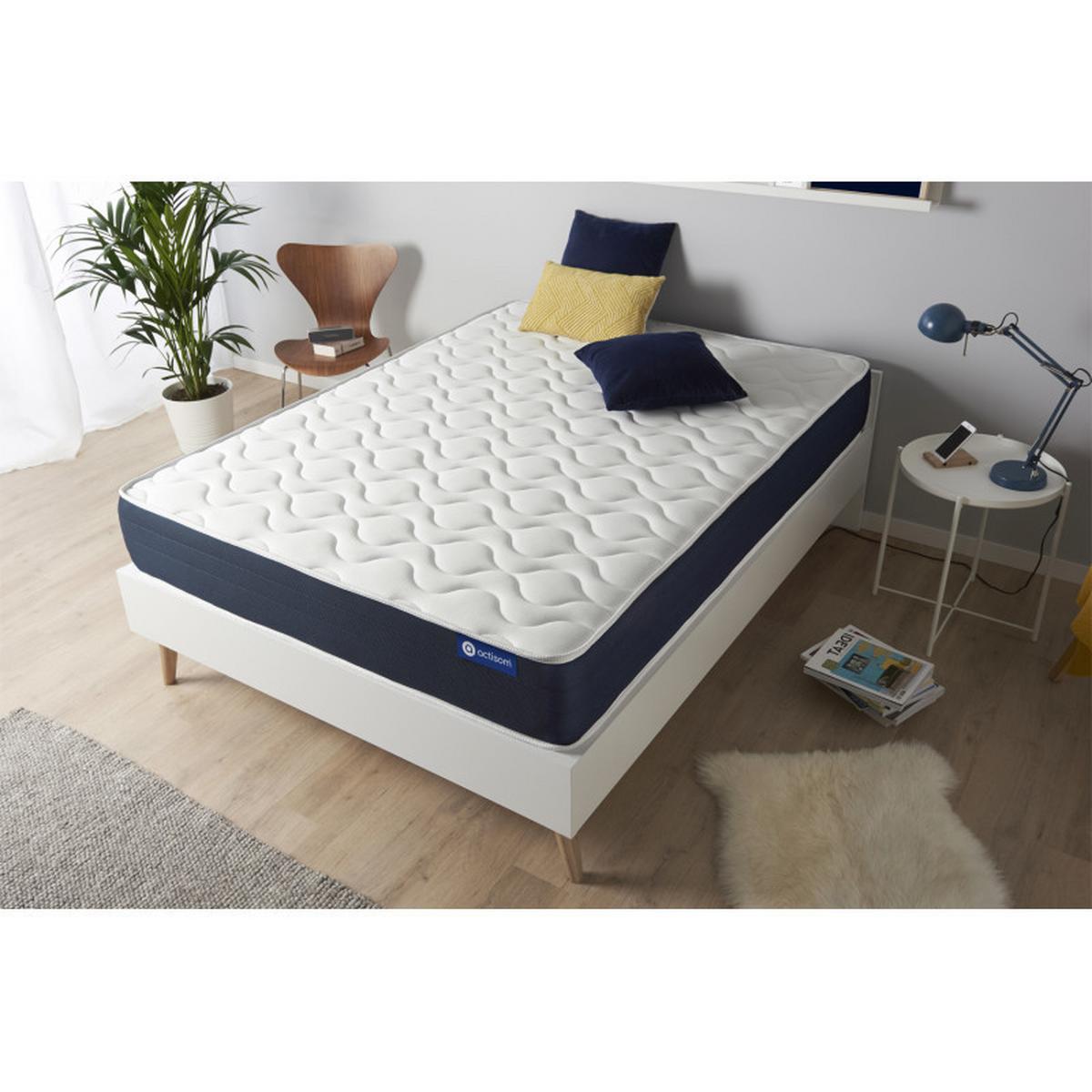 MATRATZE Actimemo sleep Memory-Schaum 70 x 200 cm h1 - Weiß, Textil (70/200cm) - ACTISOM