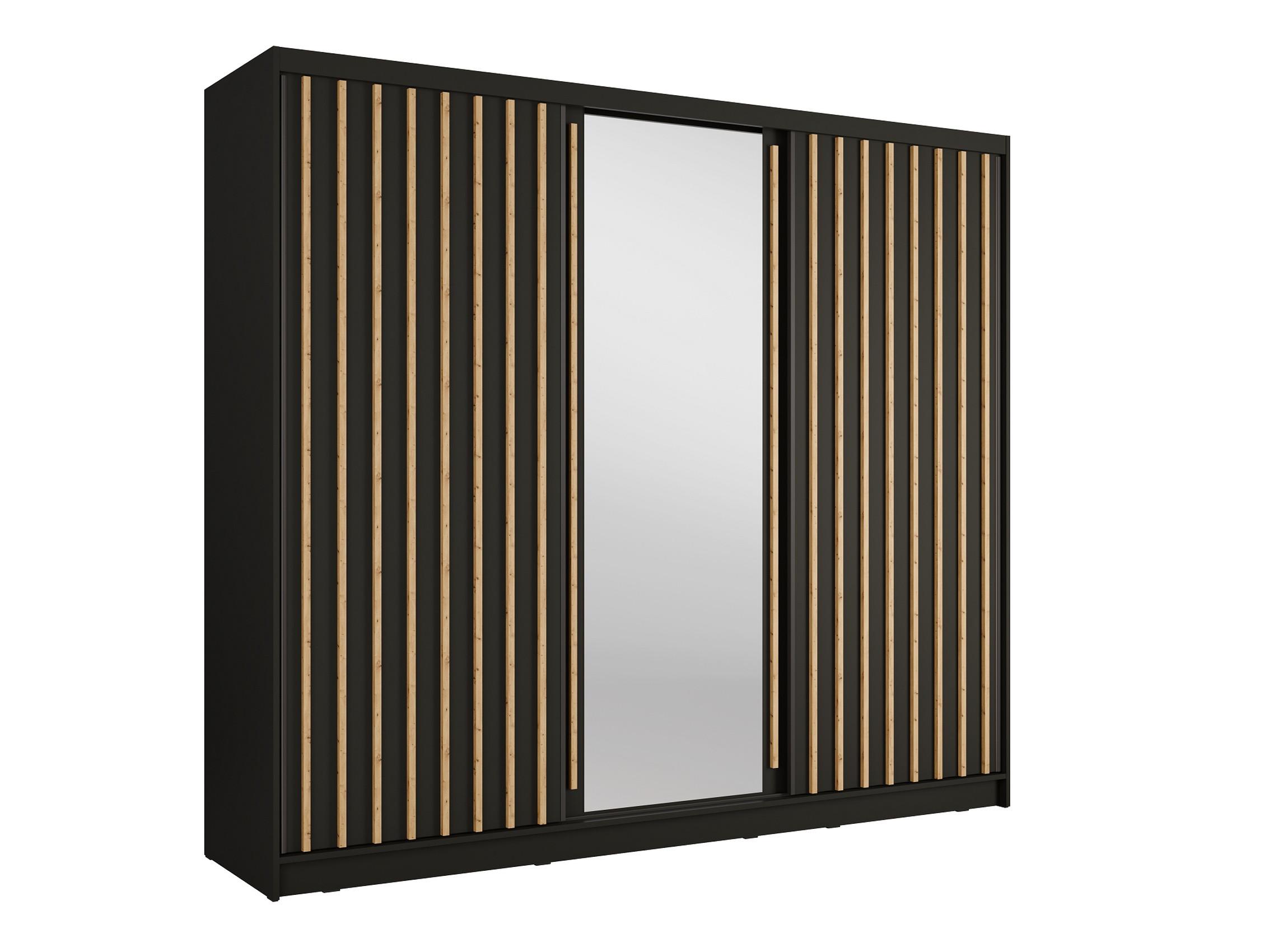 KLEIDERSCHRANK Graphitgrau 248/215/62 - Graphitfarben, Holzwerkstoff (248/215/62cm) - RAUMHIRSCH FURNITURE