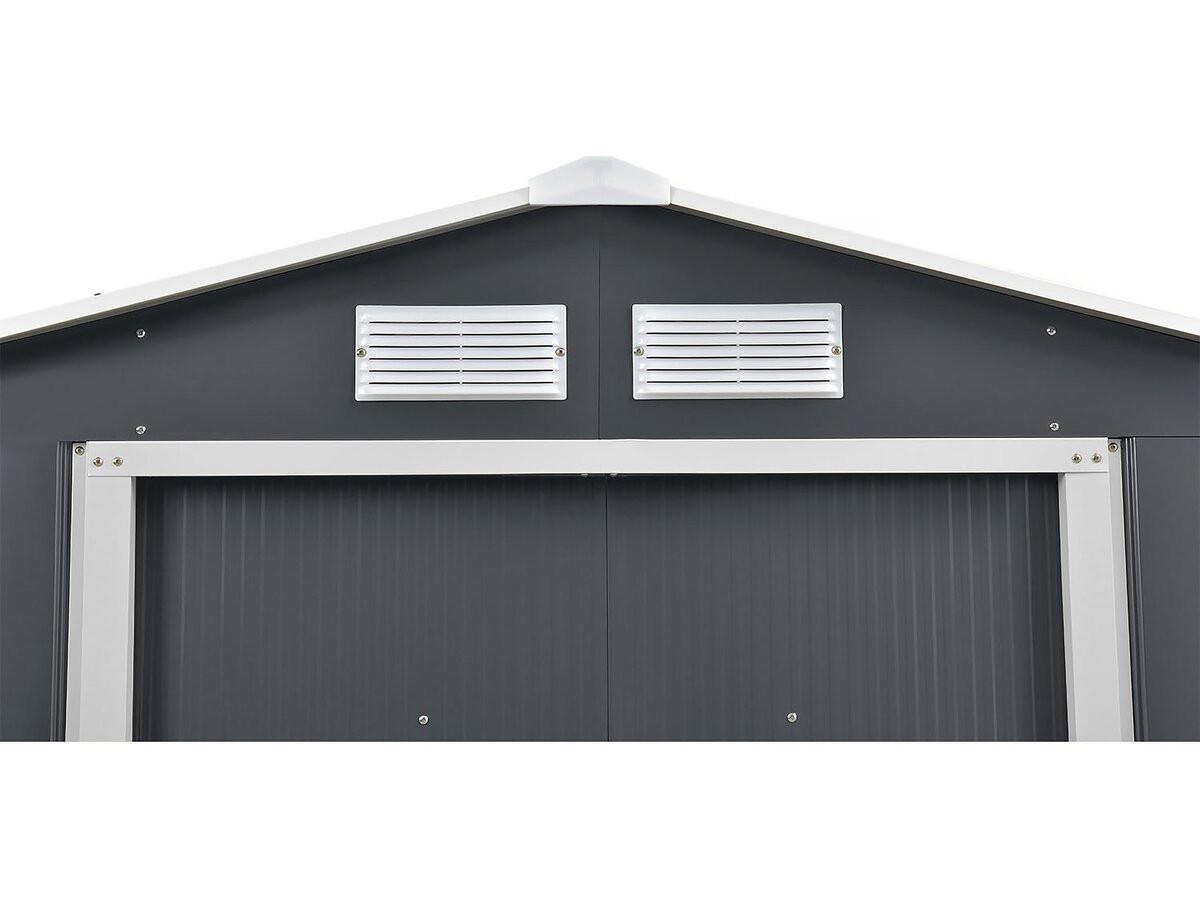 METALL-GARTENHAUS vegas - Grau, Metall (203/185/117cm) - Habitat Garten