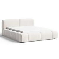 POLSTERBETT Aubi 140x200 Creme - Creme, Textil (140/200cm) - Graingold
