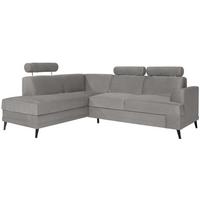 ECKSCHLAFSOFA Kordian links beige - Beige, Textil (250/200cm) - Beautysofa