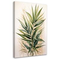 LEINWANDBILD Natur und Botanik 70x100cm - Grün, Textil (70/100cm) - Feeby
