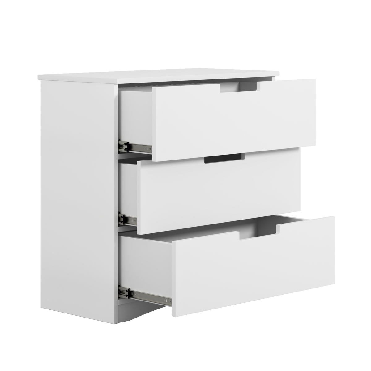 KOMMODE CLASSIC Weiß Weiß 80/80/41 - Weiß, Holzwerkstoff (80/80/41cm) - RAUMHIRSCH FURNITURE