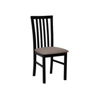 STUHL Milano I, Holzfarbe: Schwarz - Schwarz/Bronzefarben, Holz (43/93/40cm) - MIRJAN24