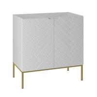 WASCHTISCHUNTERSCHRANK 80cm Daria Weiß - Weiß, Holzwerkstoff (80/82/45.8cm) - Petits-meubles