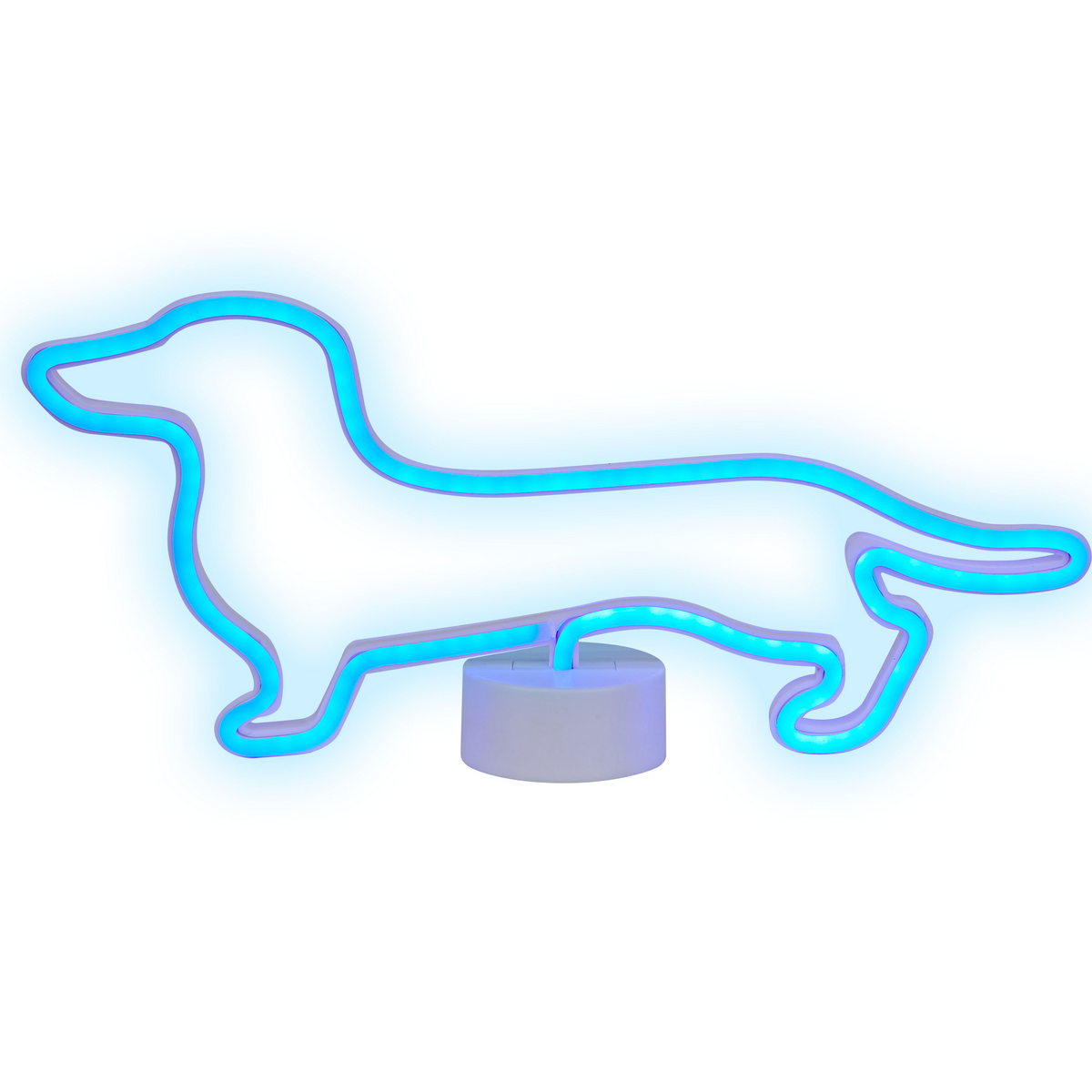 NEONLICHT Francis 8/44/20 cm - Blau, Kunststoff (8/44/20cm) - Beliani