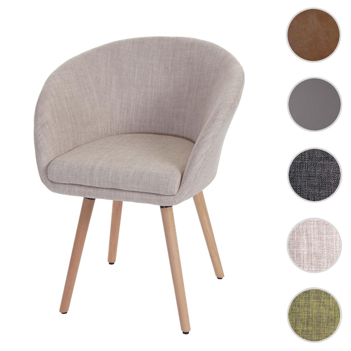 ESSZIMMERSTUHL Beige, Grau - Greige/Beige, Textil (61/80/56cm) - MCW