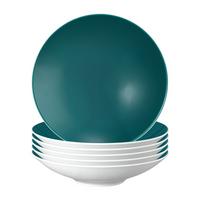 PASTA- / SUPPENTELLER Life Fashion Trendy Petrol ø 23,3 cm 6er Set - Petrol, Keramik (23.3cm) - Seltmann Weiden