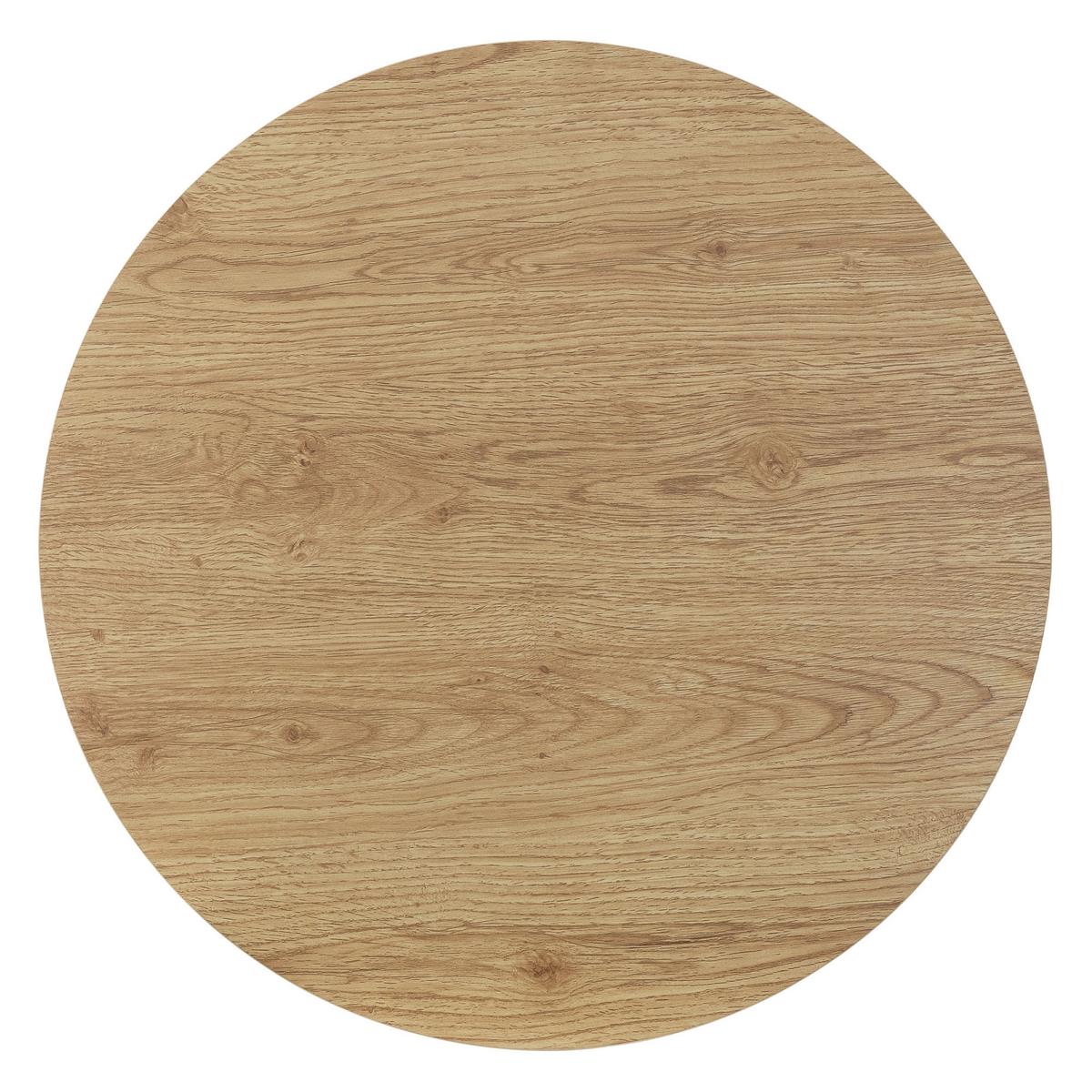 COUCHTISCH rund Ø60 x 50 cm Holz-Optik Braun - Braun, Holz (60/60/50cm) - ML-DESIGN