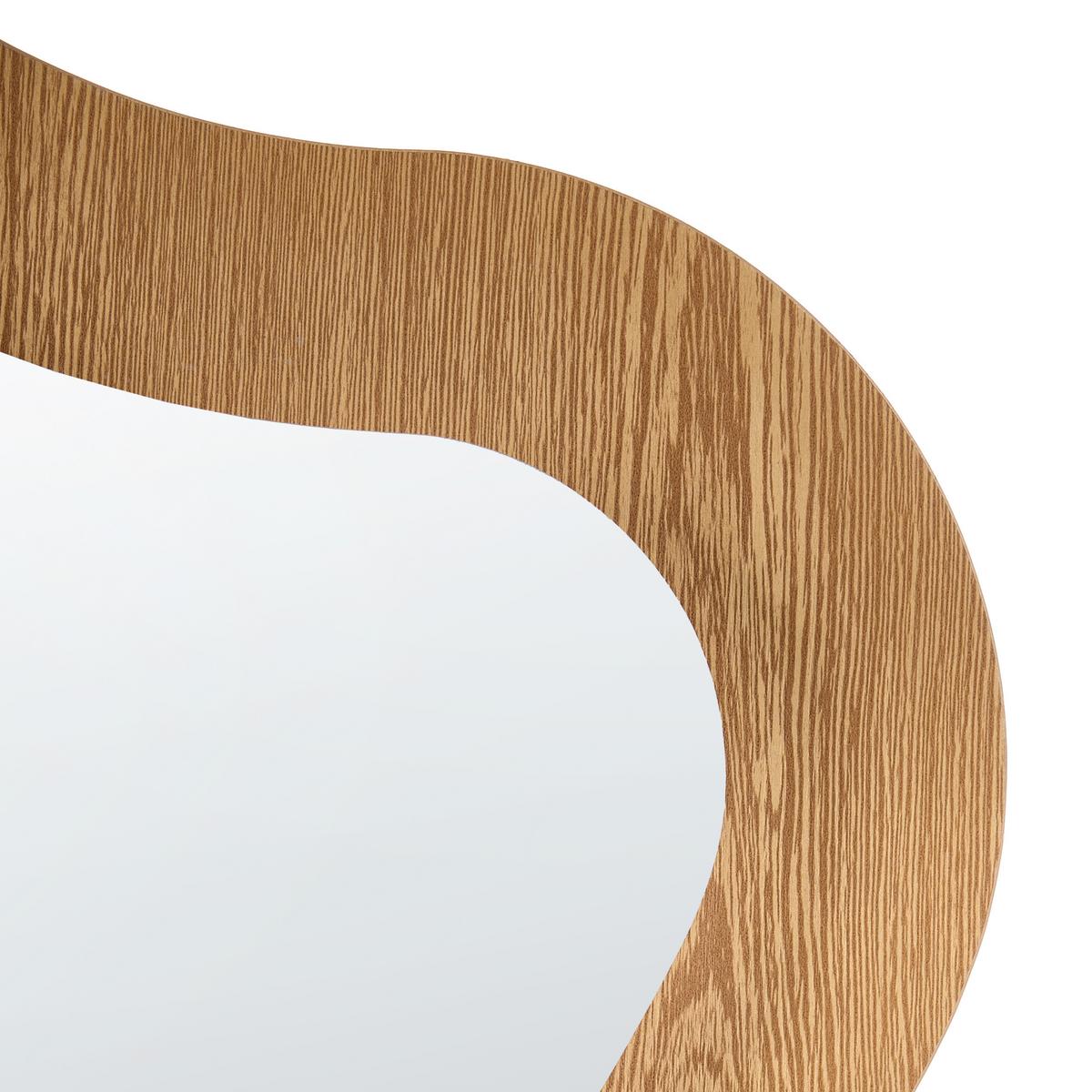 WANDSPIEGEL 61/170 cm Hellbraun LED Combre - Braun, Glas (61/170/2cm) - Beliani