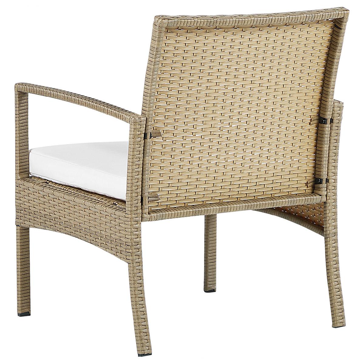 LOUNGE-SET 4-sitzer Rattan Beige Marsala - Beige, Kunststoff - Beliani