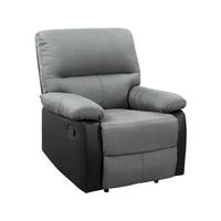 SESSEL lincoln Schwarz / Dunkelgrau - Hellgrau, Textil (89/103/90cm) - Habitat Garten