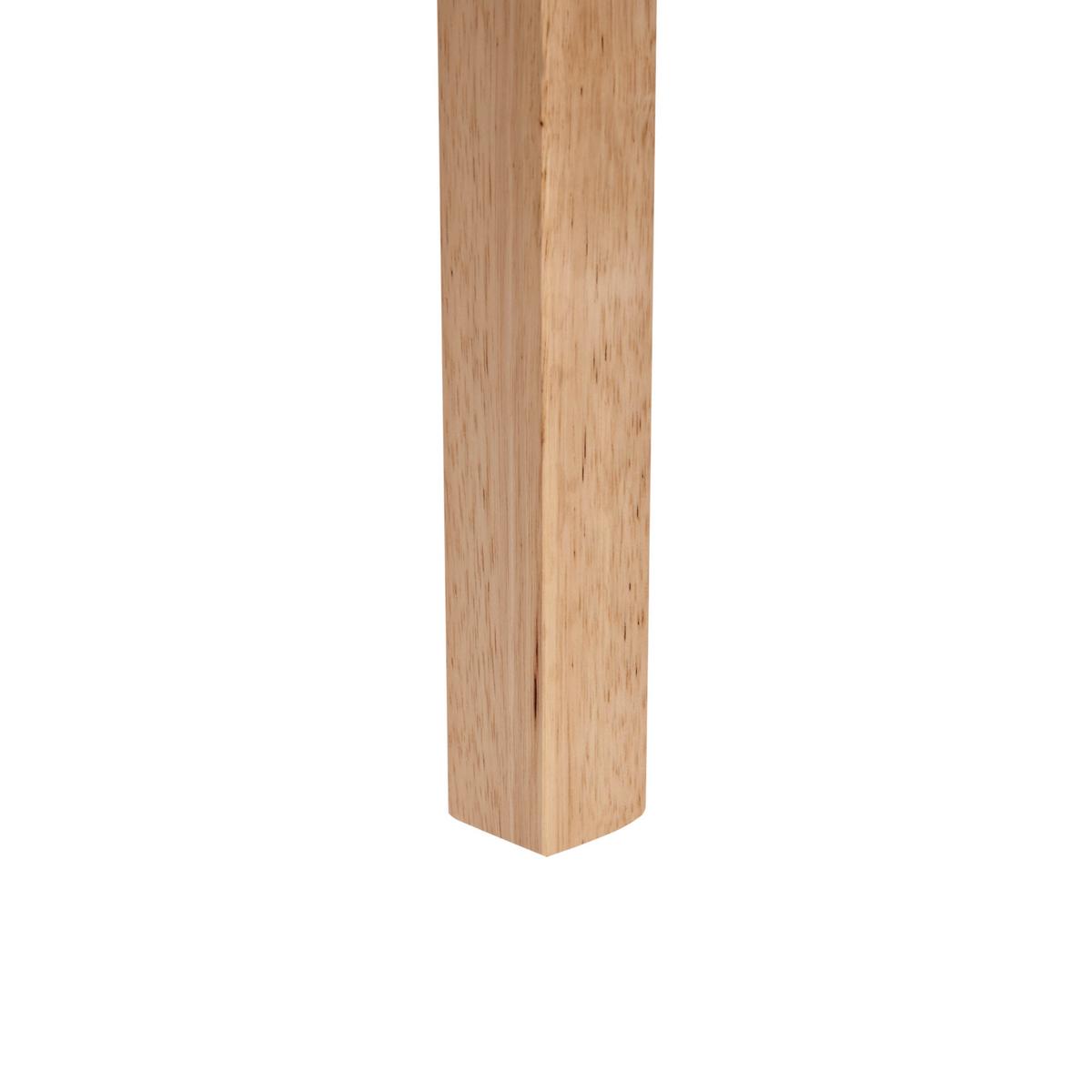 BARSTUHL 2er-Set Holz Hellbraun/BeigeAmbler - Beige, Holz (44/113/53cm) - Beliani