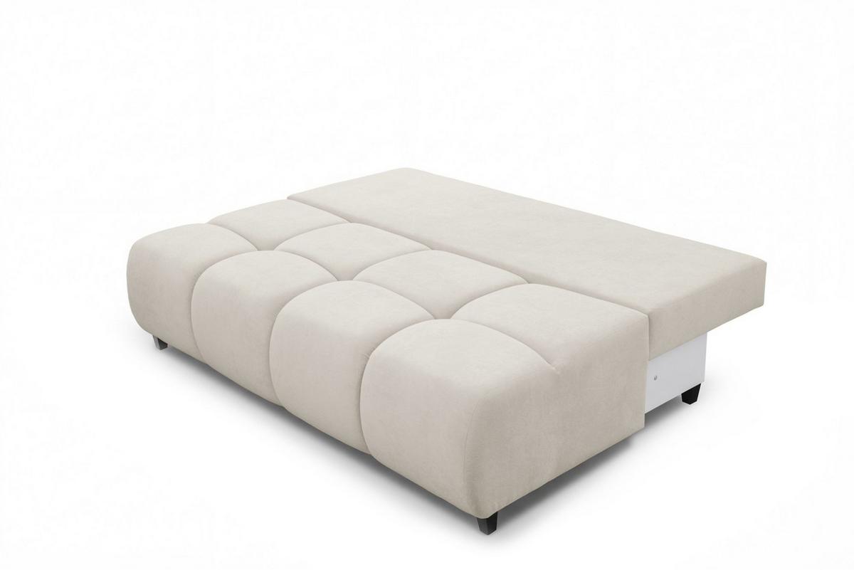 SCHLAFSOFA Xenio Mit Schlaffunktion - Beige, Holzwerkstoff/Textil (196/103/100cm) - Fun Möbel