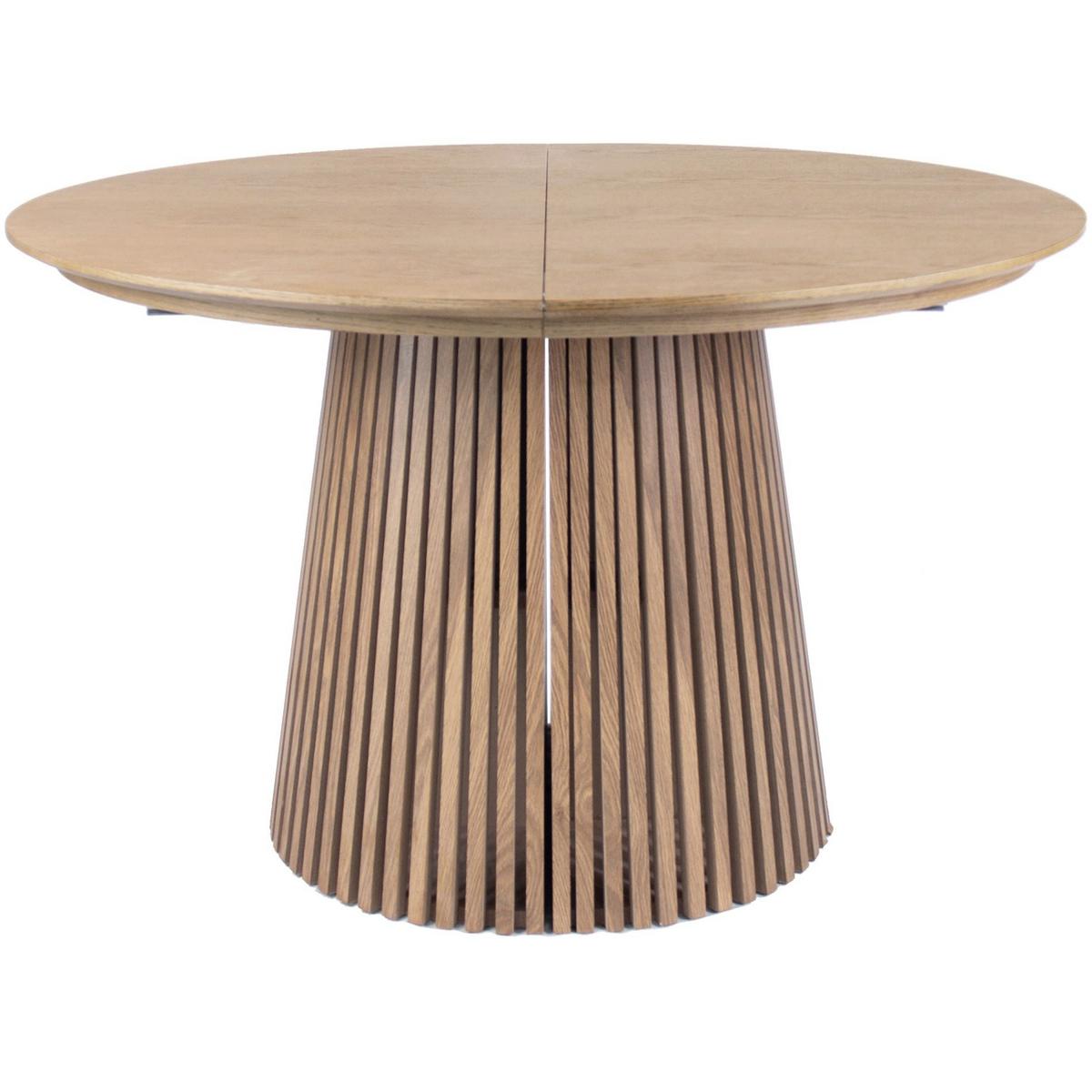 AUSZIEHTISCH Formisty Eichenholzoptik 120–200 x 120 cm - Beige, Holzwerkstoff (120/120/75cm) - Selsey