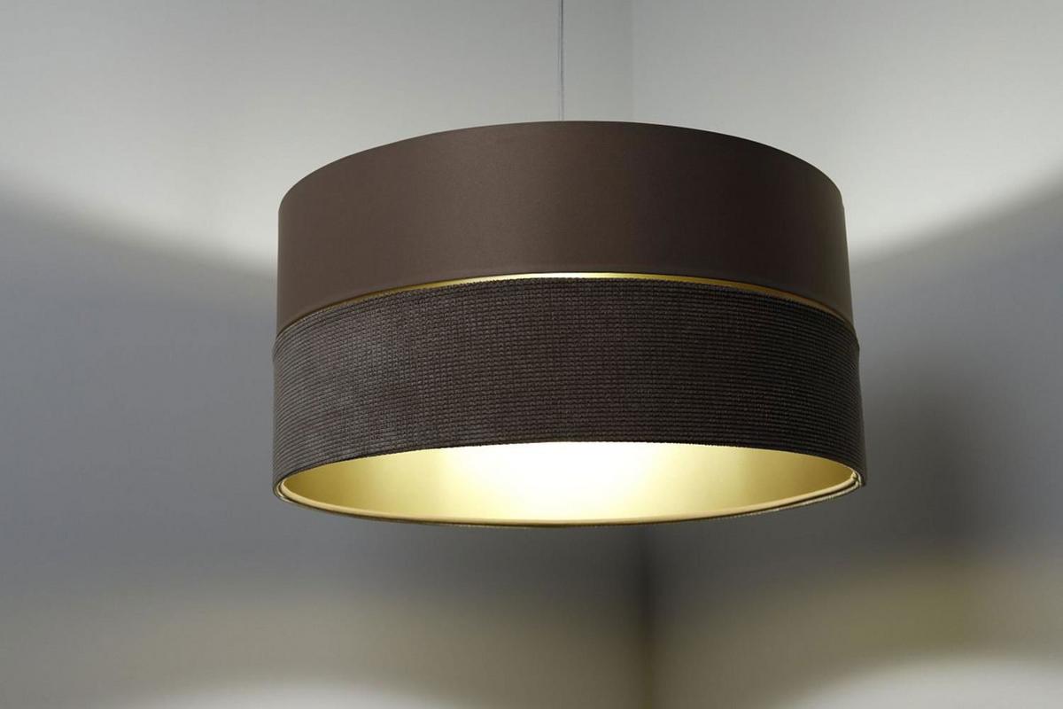 HÄNGELEUCHTE Gold 40/20 cm - Beige/Goldfarben, Kunststoff (40/0.6/20cm) - ONZENO