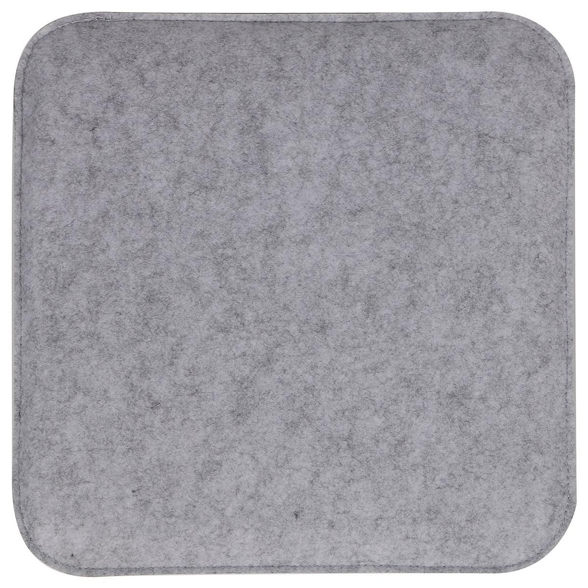 SITZKISSEN ROMEO 2er-Set grau - Grau, Textil (35/35/2cm) - IDIMEX