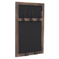 WANDGARDEROBE MIT KREIDETAFEL Dunkelbraun - Dunkelbraun, Holz (34/55/7cm) - MCW