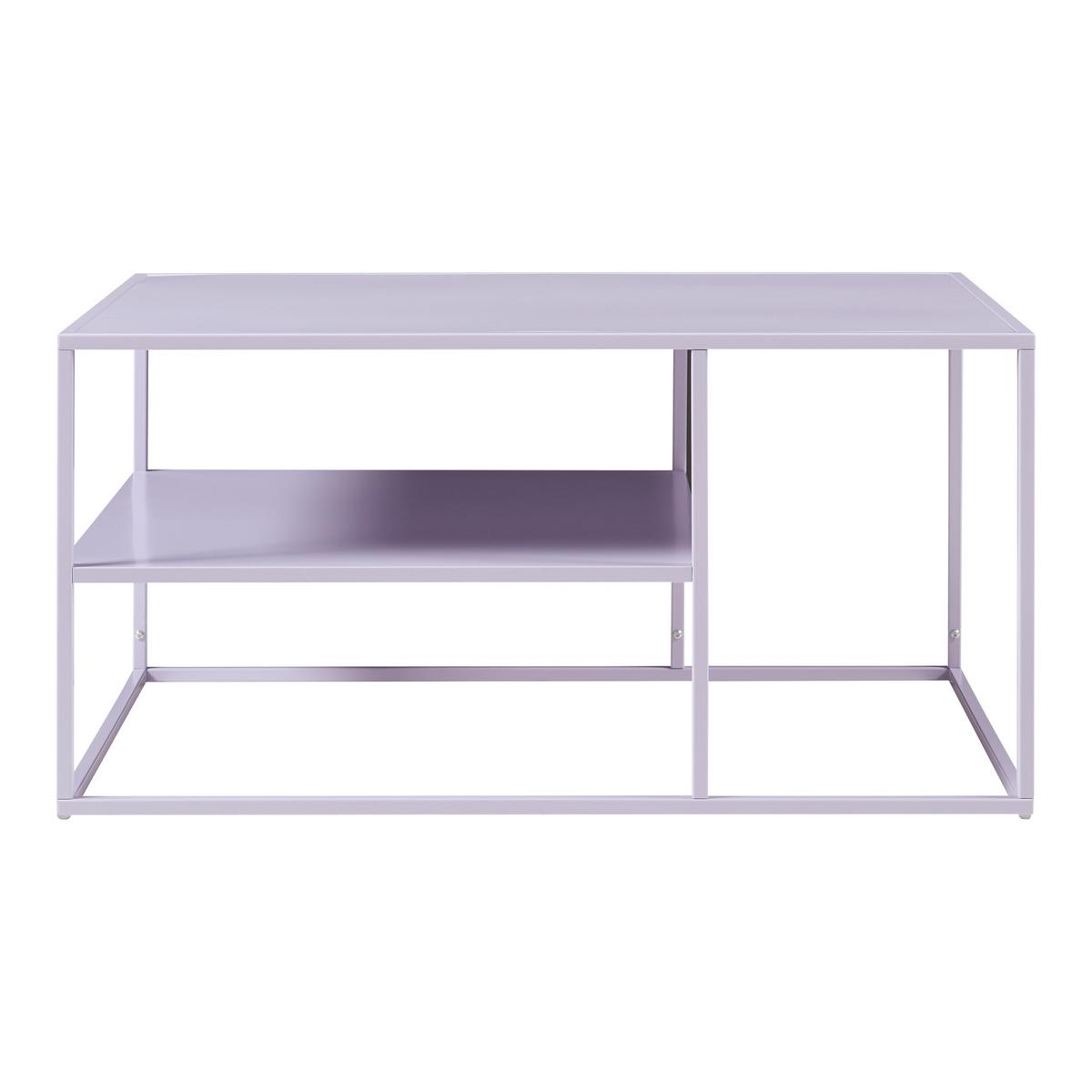 COUCHTISCH Solund 45/90/60 cm - Lila, Metall (60/90/45cm) - [en.casa]