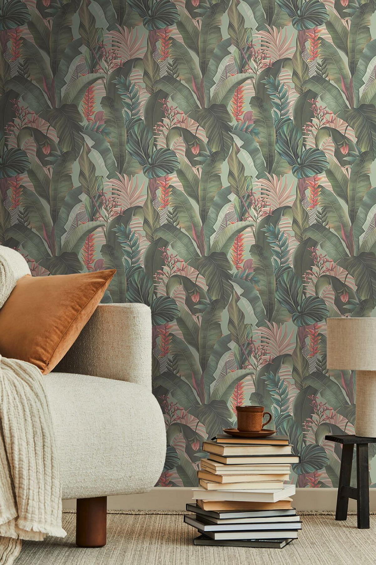 VLIESTAPETE Bunt 53/1005 cm - Grün, Textil (53/1cm) - KUNSTLOFT