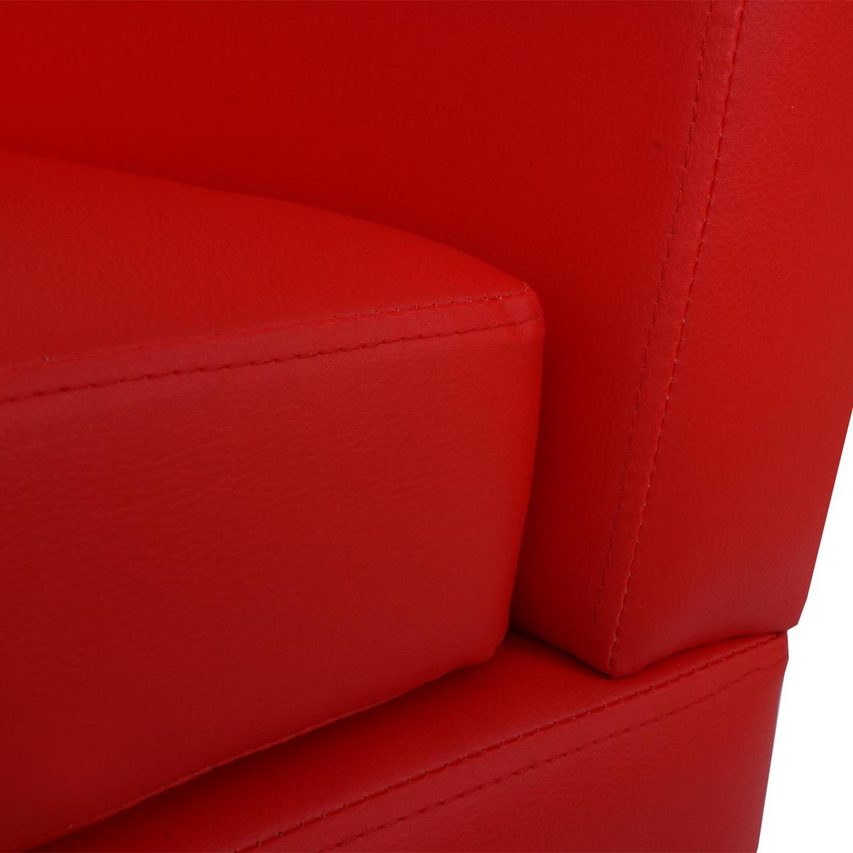 LOUNGE-SESSEL Rot - Rot, Textil (72/72/60cm) - MCW