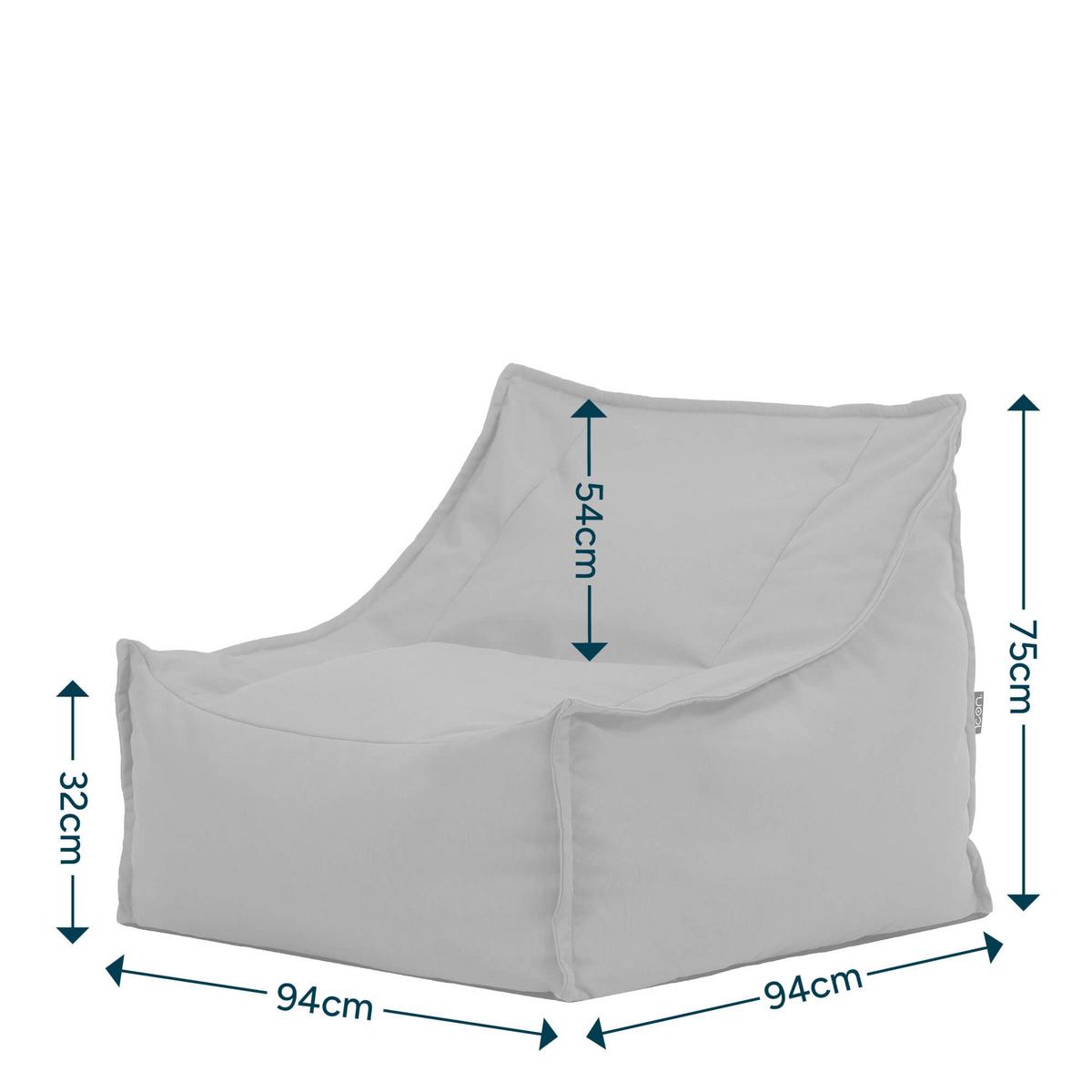 SITZSACK Outdoor Alto - Beige, Textil (94/75/94cm) - icon