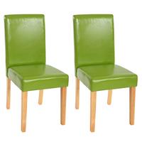 ESSZIMMERSTUHL Grün 2er-Set - Grün, Textil (43/90/56cm) - MCW