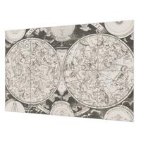 FOTOTAPETE 104x70 cm - Sternenkarte - Schwarz, Textil (104/70cm) - Wallfluent