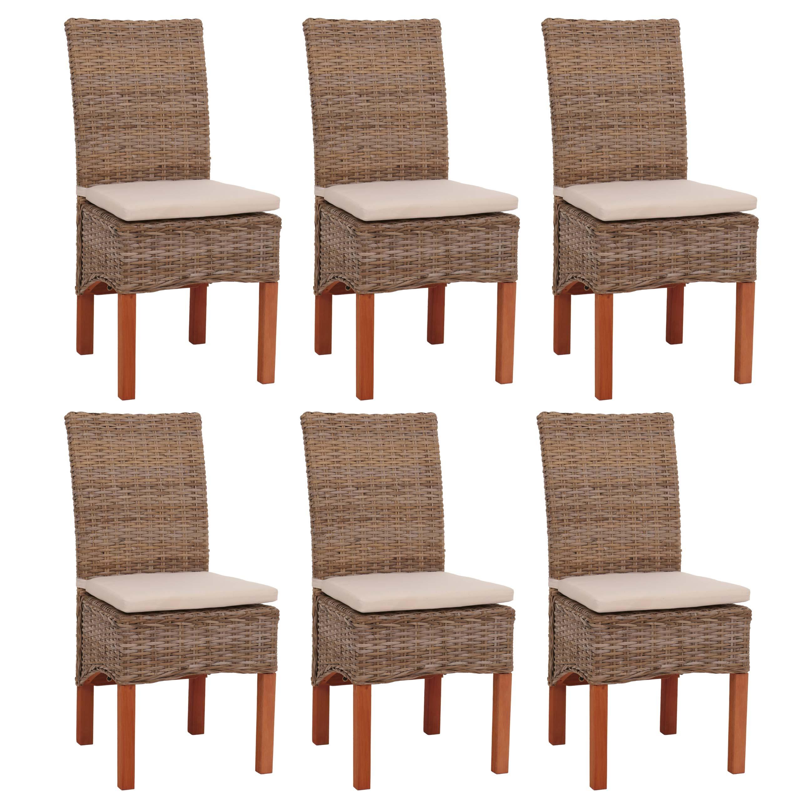 ESSZIMMERSTUHL Braun 6er-Set - Braun, Holz (46/96/50cm) - MCW