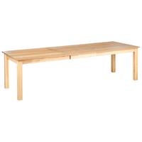 KONFERENZTISCH Ausziehbar 100/180-280 cm Helle Esche Madura - Hellbraun, Holzwerkstoff (180/100/76cm) - Beliani