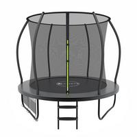 TRAMPOLIN SkyBounce S 228cm schwarz - Schwarz, Metall (228/228/119cm) - Juskys