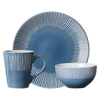 FRÜHSTÜCKS-SET Banda Blau 18-tlg. - Blau, Keramik (2/2/2cm) - Ritzenhoff Breker