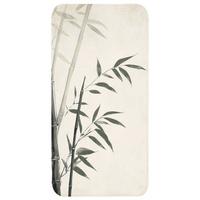 BADEMATTE Japandi - Bambus - Beige Badteppich 60x120 cm - Ecru, Textil (60/120cm) - OnlyWow