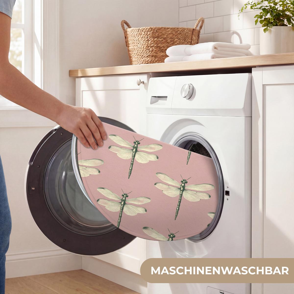 WC-VORLEGER Lillibells - Muster - Rosa Toilettenteppich 70x70 cm - Rosa, Textil (70/1cm) - OnlyWow
