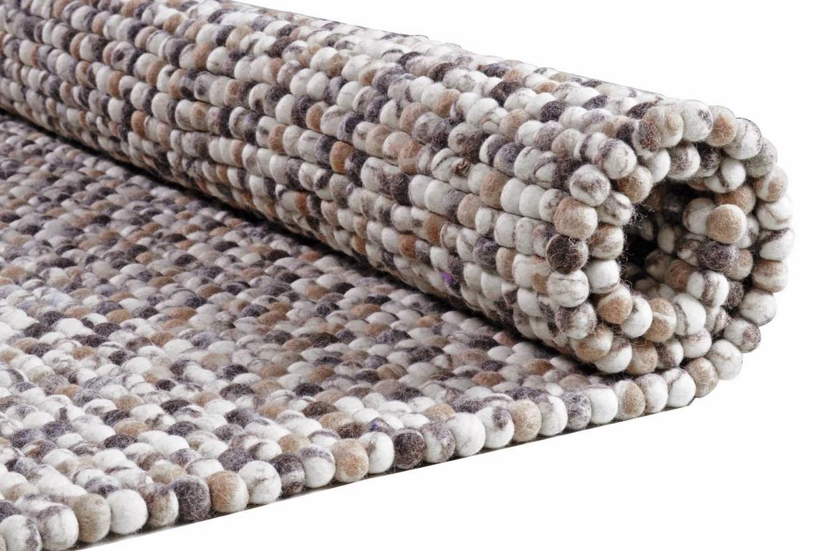 FILZTEPPICH Felty 90x160 cm - Naturfarben, Textil (90/160cm) - THEKO
