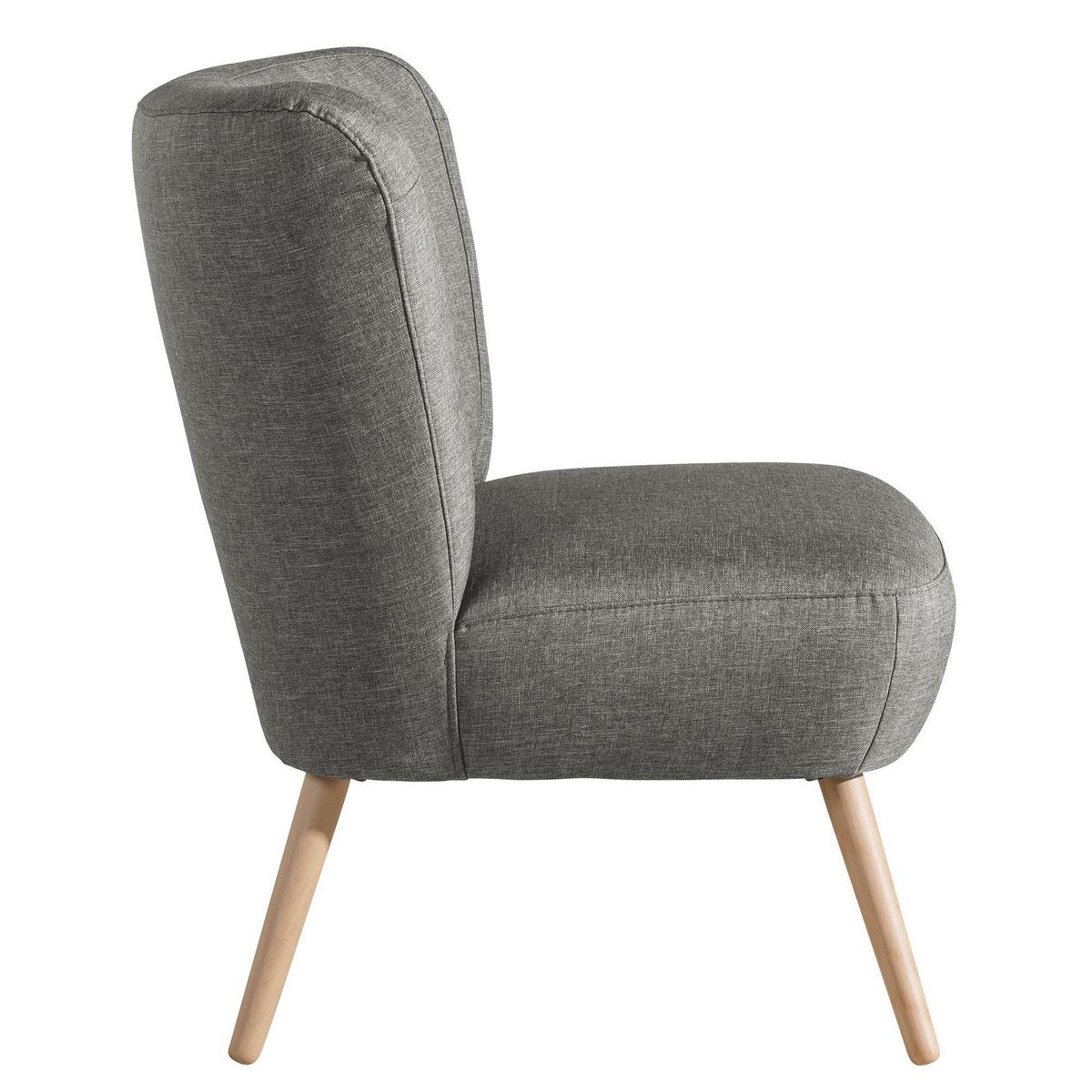 SESSEL Kassi Bezug Flachgewebe Buche natur / hellgrau - Hellgrau, Kunststoff (69/80/68cm) - 58aufmkessel