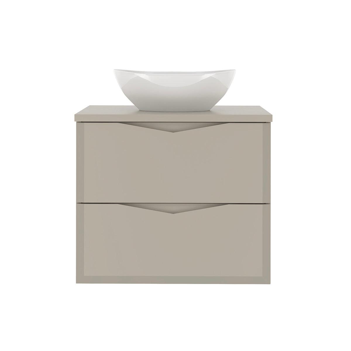 WASCHTISCH 60.6cm Ellie Kaschmir - Kaschmir, Holzwerkstoff (60.6/52.2/46.5cm) - Petits-meubles