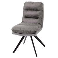 ESSZIMMERSTUHL Grau - Hellgrau/Grau, Textil (49/93/68cm) - MCW