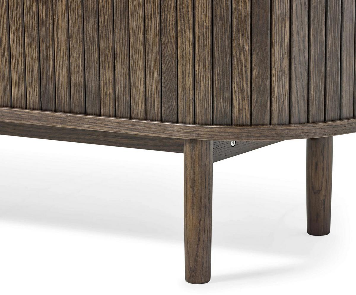 TV-LOWBOARD Meta 2-türig 180 cm - Dunkelbraun, Holz/Holzwerkstoff (180/55.6/40cm) - Selsey