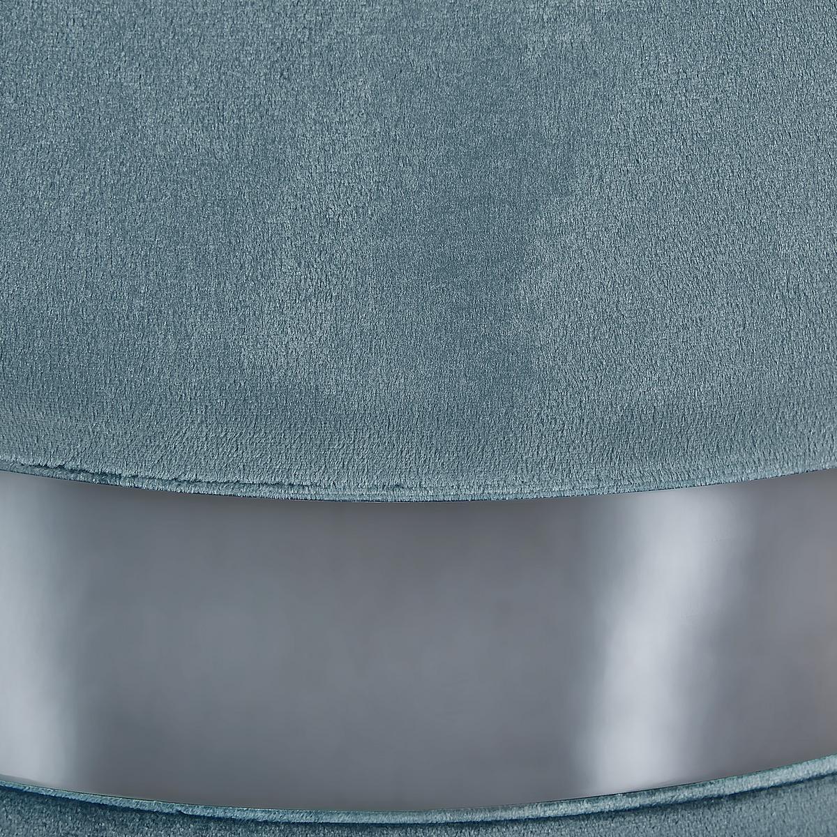 POUF Doris 35-30/35-30/44-36 cm - Blau, Textil (35/36/35cm) - Beliani
