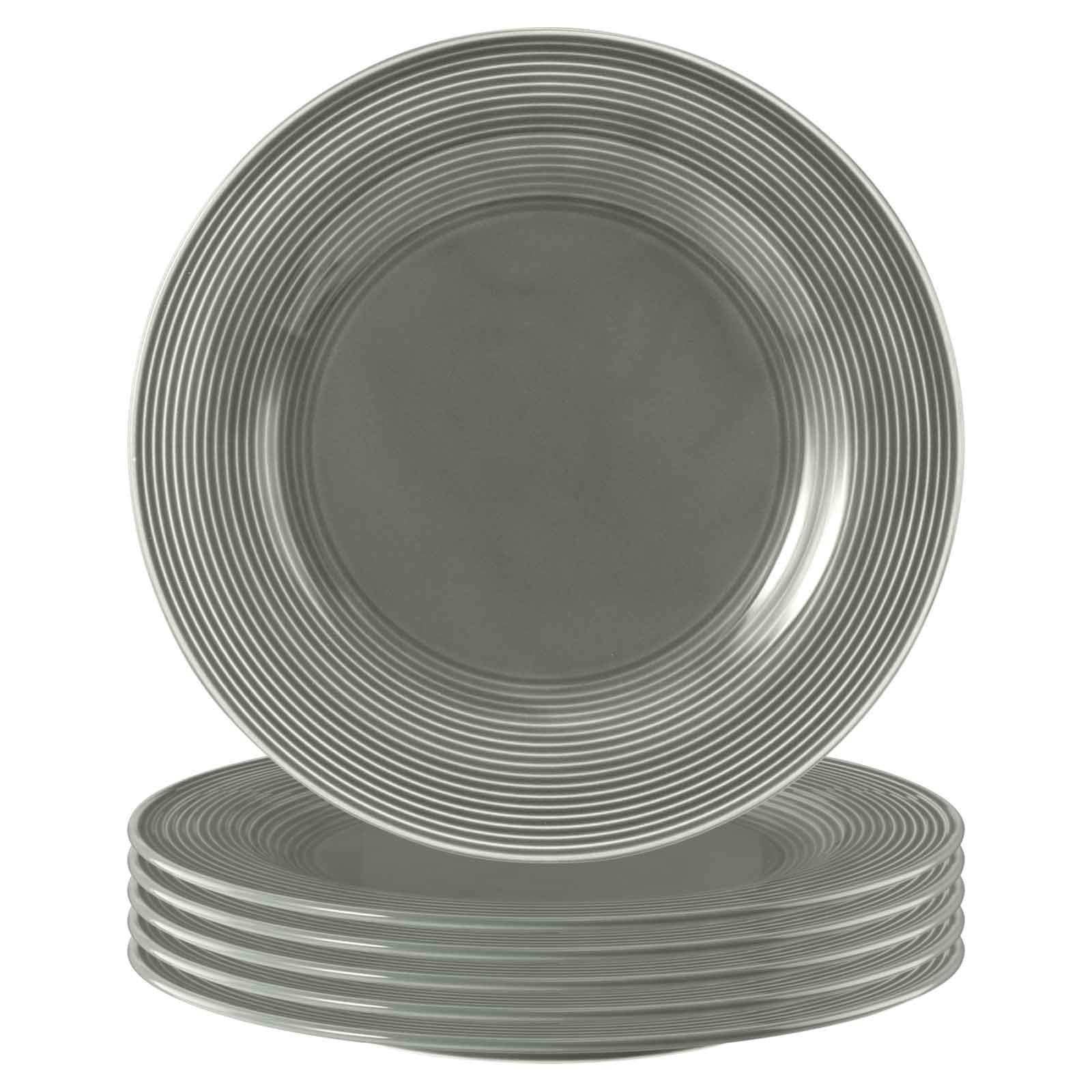 SPEISETELLER Beat Color Glaze Perlgrau ø 27,7 cm 6er Set - Grau, Keramik (27.7cm) - Seltmann Weiden
