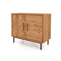 KOMMODE LEON Wildeiche - Wildeiche, Holz (97/80/45cm) - byoak