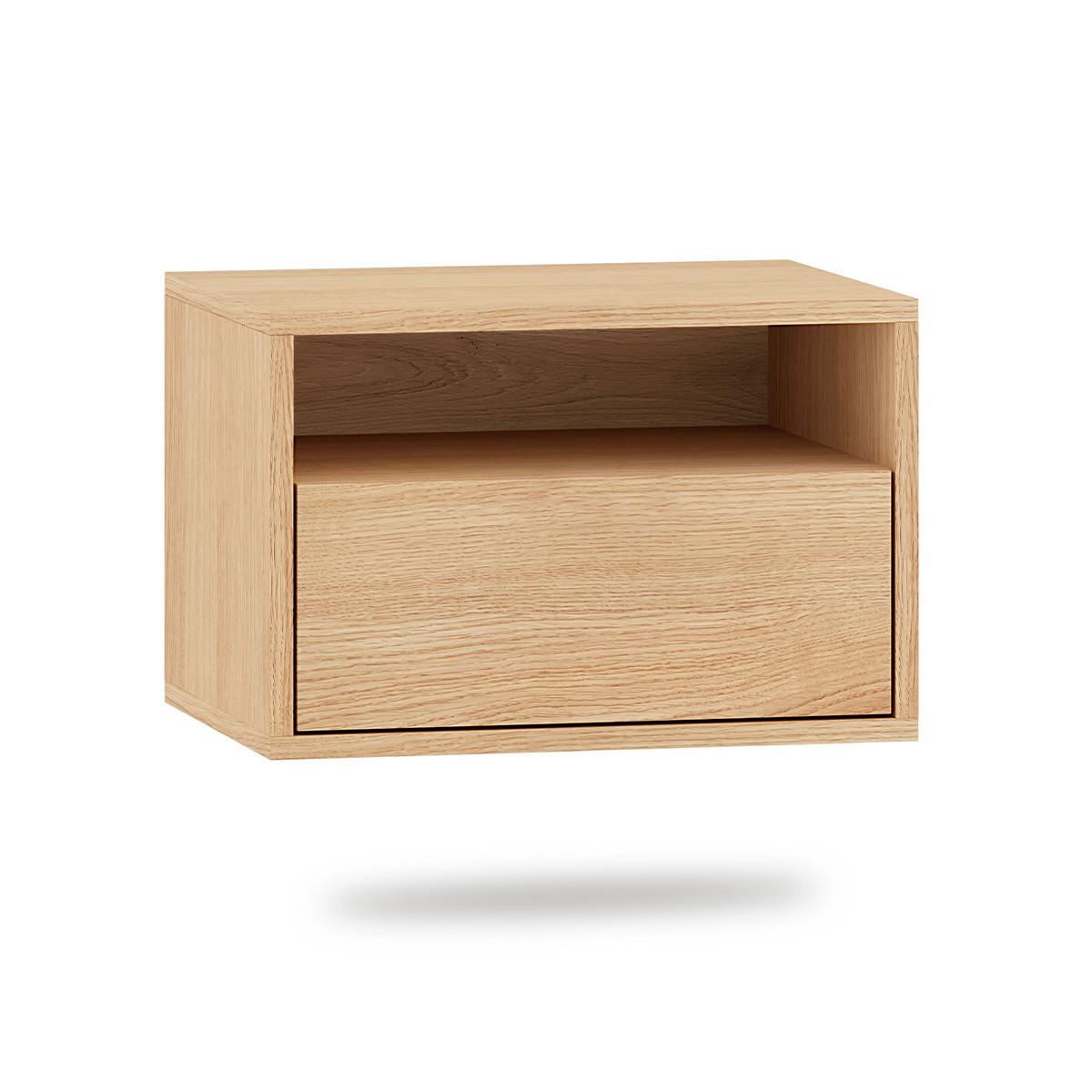 NACHTTISCH Nila Holz - Braun, Holzwerkstoff (45/30/33cm) - Petits-meubles