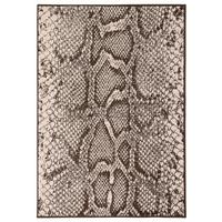 DESIGNER TEPPICH SAMBA SCHLANGEN TIERMUSTER - Beige, Textil (140/200cm) - Pergamon