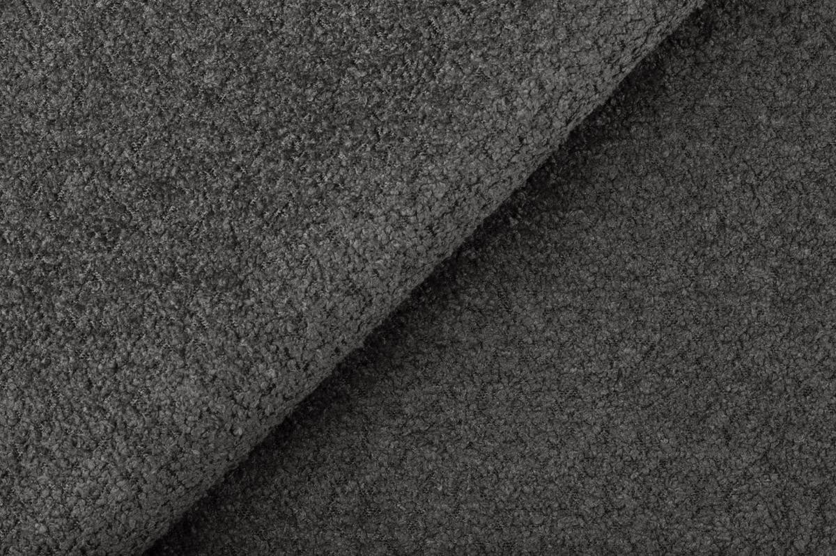 SOFA FEBE 3-Sitzer, dunkelgrau - Dunkelgrau/Schwarz, Holz/Textil (190/82/96cm) - Wozimo