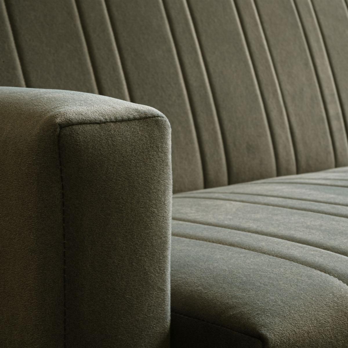 SCHLAFSOFA VERO MAX mit Schlaffunktion Castel 39 - Grün, Textil (191/88/90cm) - Lookway