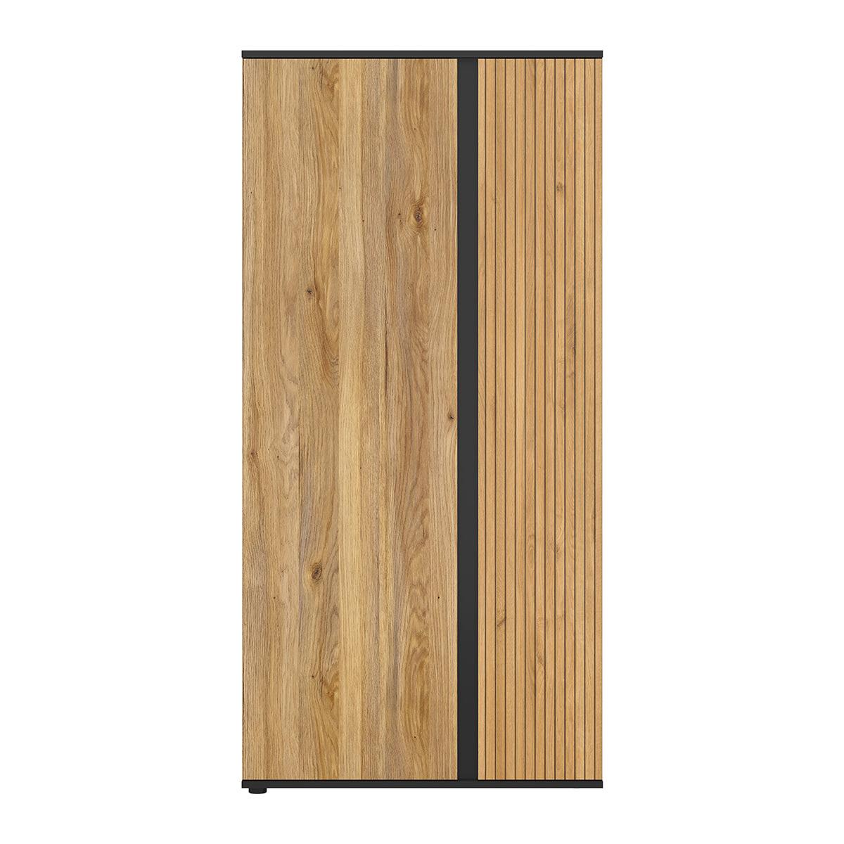 SCHRANK 2 Türen Pia Holz - Braun, Holzwerkstoff (95/196/55cm) - Petits-meubles