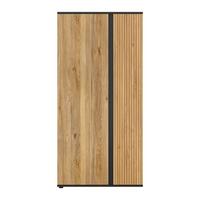 SCHRANK 2 Türen Pia Holz - Braun, Holzwerkstoff (95/196/55cm) - Petits-meubles