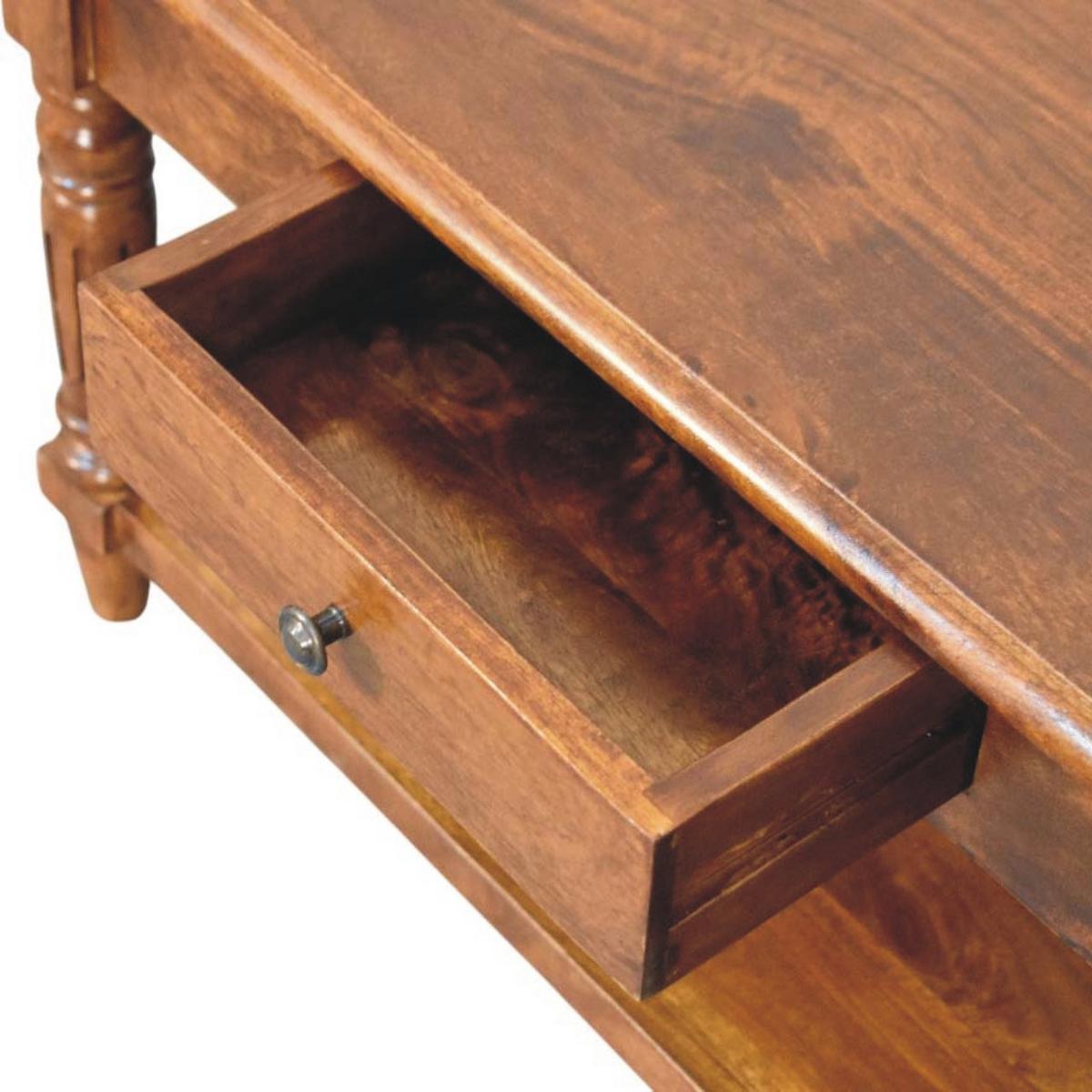 COUCHTISCH, 2 Schubladen, braun - Braun, Holz (85/55/45cm) - Artisan Furniture